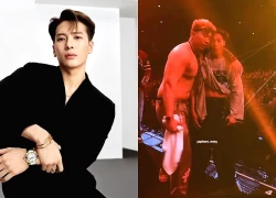 Nam ca sĩ mặt "xịt keo" khi bị người đàn ông lực lưỡng hôn trên sân khấu