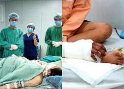 Nối lại bàn tay đứt lìa sau hai tháng 'gửi tạm' vào chân cho thai phụ trẻ