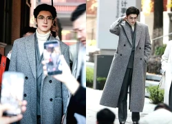 Tổng tài GenZ này sẽ cho bạn biết cao 1m90 mặc măng tô đẹp như nào: Nhìn thôi đã thấy sang tới nóc