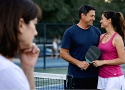 Chơi pickleball để giữ lửa hôn nhân, chồng tôi thân mật với cô gái kém 15 tuổi