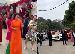 Đi đón dâu, gia đình Thanh Hóa 'quẩy' cùng thông gia gây sốt MXH
