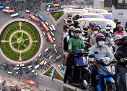 Kẹt xe nhiều tuyến đường TP.HCM chiều cuối năm