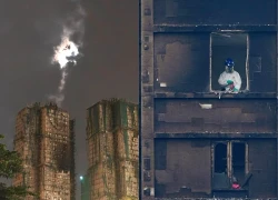 Ánh sáng lạ xuất hiện tại khu chung cư bị cháy tại Hong Kong (Trung Quốc) đúng 1 tuần sau thảm kịch