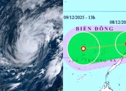 Áp thấp nhiệt đới giật cấp 8 sắp vào Biển Đông