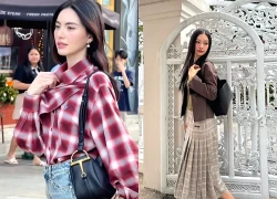 'Đổi gió' tủ đồ với loạt trang phục họa tiết ca rô đang 'lên ngôi'