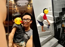 Học trò đến thăm nhà Hằng Du Mục, con trai gây xót xa vì một hành động