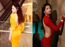 Khoe trọn lưng thon với đầm hở lưng