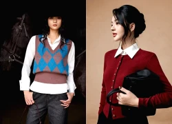 Phối đồ xếp lớp mùa đông chuẩn xu hướng, sang trọng với sơ mi trắng