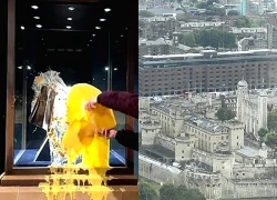 Anh: Ném thực phẩm gây rối ở Tháp London, 4 người bị bắt