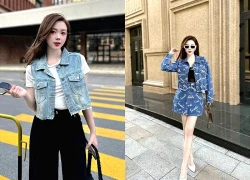 Áo khoác jean khẳng định cá tính, tạo vẻ đẹp bụi bặm đường phố