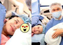 Chị đẹp Vbiz và chồng doanh nhân chào đón con gái đầu lòng