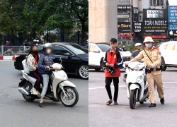CSGT Hà Nội phạt hơn 220 học sinh và phụ huynh vi phạm giao thông