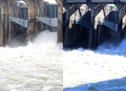 Hồ thủy điện lớn nhất miền Nam tăng mức xả lũ từ sáng 9/12