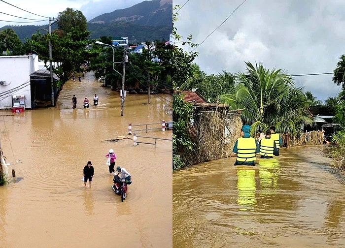 Mưa lớn 3 ngày ở Khánh Hòa, cảnh báo lũ và nhiều rủi ro