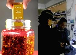 Phát hiện 2 thỏi vàng trong lọ tương ớt gửi ship đồ, cảnh sát sốc vì mục đích thật phía sau