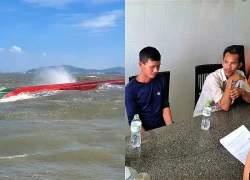 Sà lan chở 3 người bất ngờ chết máy, lật úp ở biển Vũng Tàu