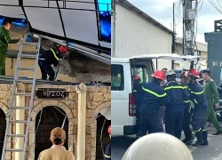 Sập bê tông khi sửa nhà hàng, một người tử vong