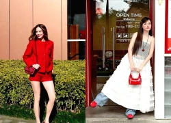 Túi xách đỏ đang khuấy đảo phong cách đường phố