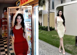 Váy hai dây giúp nàng khoe trọn nét gợi cảm sang chảnh