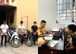 Xử lý nhiều nhóm "trẻ trâu" quậy phá, bốc đầu xe trên phố