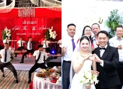 Bố cô dâu múa võ trong đám cưới, dân mạng lo "số phận" chú rể