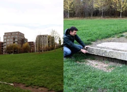 Brussels chủ động chống ngập: Từ bãi cỏ xanh thành bể tràn hứng nước mưa