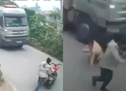 Điều tra vụ người đàn ông đẩy chiến sĩ CSGT vào đầu xe tải ở Hà Nội về tội Giết người