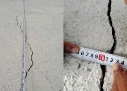 Hồ chứa dung tích 85 triệu m3 vừa khánh thành đã nứt mặt đập, thấm nước