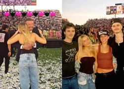 Khoảnh khắc viral: David Beckham cười tít mắt, ôm trọn con gái Harper, chiều cao của tiểu thư út khiến netizen ngỡ ngàng