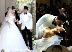 Lễ cưới Tiên Nguyễn tại Đà Nẵng: Cô dâu chú rể khoá môi, Hà Tăng - Linh Rin không tham dự