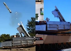 Mỹ thử phóng UAV tự sát 'Dao bấm' từ xe tăng Abrams