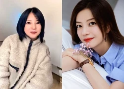 Triệu Vy giờ khổ đến vậy sao: Ăn quán vỉa hè, mặt mũi sưng húp