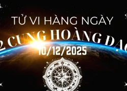 Tử vi hàng ngày của 12 cung hoàng đạo thứ Tư, ngày 10/12/2025: Cự Giải vẫn "ế", Bọ Cạp tay nhanh hơn não