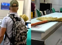 Vì sao khách Tây phải bỏ lại chổi đót ở sân bay Tân Sơn Nhất?