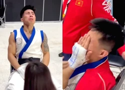 Võ sĩ Việt Nam tức tưởi khóc nghẹn khi thua VĐV Thái Lan tại SEA Games