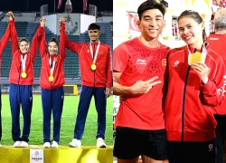 Đáng yêu nhất SEA Games: VĐV Việt Nam chạy tiếp sức như máy giành HCV, phá kỉ lục, nhưng ngại ngùng khi chồng hôn má