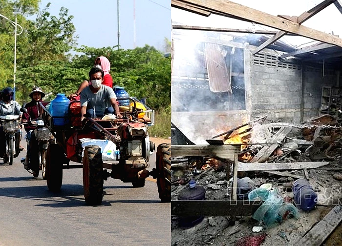 Campuchia đóng cửa toàn bộ cửa khẩu với Thái Lan