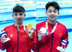 "Rái cá sông Gianh" Huy Hoàng lần thứ 5 giành HCV bơi 1500m SEA Games, visual kình ngư HCB bên cạnh cũng hot không kém