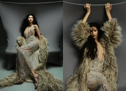 Tôn hình thể quyến rũ với áo corset, đầm dạ tiệc vải sheer