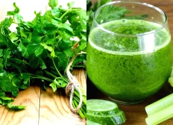 Cách nấu nước rau mùi detox (giải độc có thể)