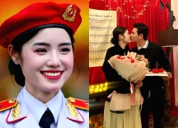 Chiến sĩ diễu binh 'khối hoa hậu' từng gây sốt MXH được cầu hôn