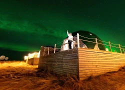Chùm ảnh: Khách Việt mê mẩn cực quang ở Iceland