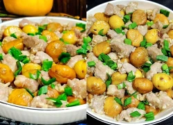 Công thức kết hợp 2 nguyên liệu có đầy ngoài chợ làm nên món hấp ngon thơm phức, cả gia đình thích mê