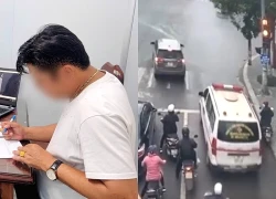 Tài xế ô tô đi sai làn, lấy lý do chở người đi cấp cứu ở TPHCM