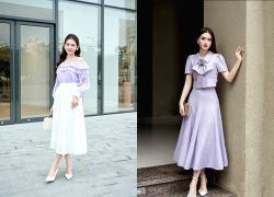 Tông màu tím 'lên ngôi' cho vẻ ngoài mộng mơ nhưng vẫn thời thượng