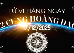 Tử vi hàng ngày 12 cung hoàng đạo thứ Tư, ngày 17/12/2025: Bọ Cạp đi chữa lành, Nhân Mã thư giãn