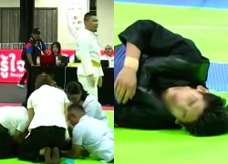 Võ sĩ Việt Nam uất ức khóc ngay trên sàn đấu vì bị xử thua Thái Lan rất khó hiểu ở SEA Games 33