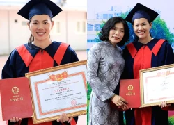 Ánh Viên cực xinh ngày nhận bằng Thạc sĩ, netizen không ngớt lời khen: "Bơi lội chị đỉnh chóp, nay càng ít ai sánh bằng!"