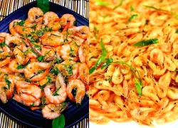 Cách làm món tép rang lá chanh thơm ngon