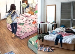 Mẹ chia sẻ hình ảnh phòng ngủ bừa bộn của con gái: Con có thể không hoàn hảo nhưng chúng ta hãy là những người mẹ tinh tế